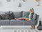 LINNICK Hoodie Flanel Fleece Deken Met Capuchon Croco - olijf groen - 130x180cm