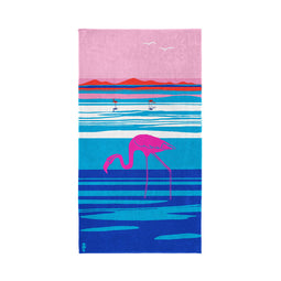 Seahorse strandlaken Panorama blue 100x180cm
