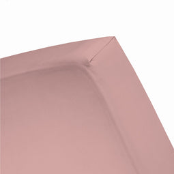 Hoeslaken double jersey 2 persoons dusty rose (tot 25cm) Damai