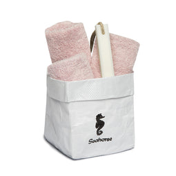 Seahorse cadeauset Pure pearl pink 3 gastendoekjes & zeep