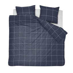 Cinderella Robyn - Dekbedovertrek - Satijn - 240x200/220 cm - Dark Blue