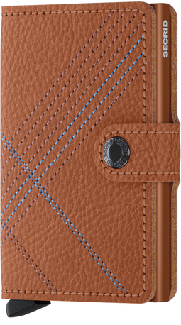 Secrid Mini wallet Stitch Linea Caramello