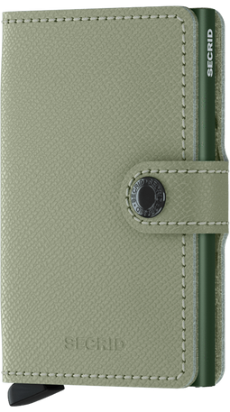 Secrid Mini wallet Crisple Pistachio floral