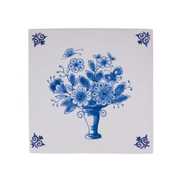 Royal Delft tegel bloemenmand 07437805