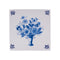 Royal Delft tegel bloemenmand 07437805