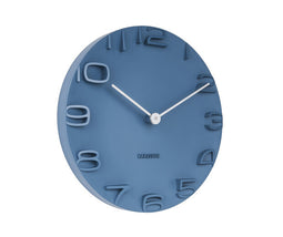 Karlsson wandklok On the Edge blauw