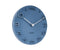 Karlsson wandklok On the Edge blauw