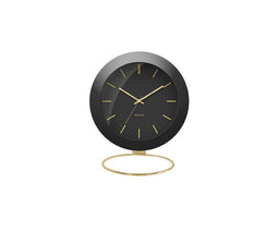 Karlsson Alarm clock Globe zwart
