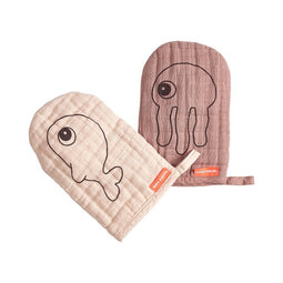 Done by Deer Washandjes set Sea powder