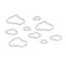 Umbra muurdecoratie wolken