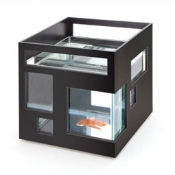 Umbra fishhotel vissenkom zwart