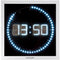 Karlsson wandklok LED the time roll
