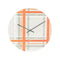 Karlsson Tartan wandklok oranje