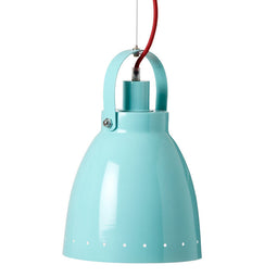 Retro metalen hanglamp 'turquoise' Done by Deer