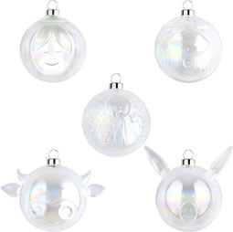 Alessi kerstballen set van 5 transparant