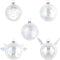Alessi kerstballen set van 5 transparant