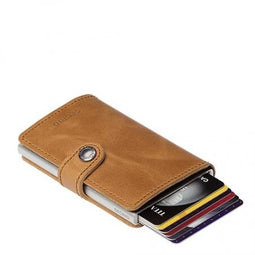 Secrid Mini wallet vintage cognac