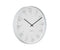 Karlsson wandklok Elegant Numbers wit