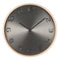Karlsson wandklok Bent Wood zilver