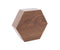 Karlsson Hexagon Wekker bruin