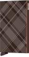 Secrid Cardprotector Tartan laser bruin