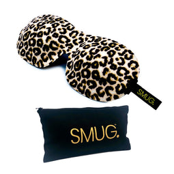 Contoured 3D Blackout Sleep Mask - Animal Print - Sleep Mask & Black Bag