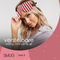 Contoured 3D Blackout Sleep Mask - Candy Cane Print - Sleep Mask Only