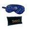 Satin Sleep Mask - Blue Celestial - Sleep Mask & Black Bag