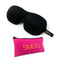 Contoured 3D Blackout Sleep Mask - Black - Sleep Mask & Pink Bag