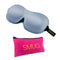 Contoured 3D Blackout Sleep Mask - Grey - Sleep Mask & Pink Bag