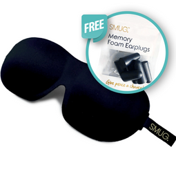 Contoured 3D Blackout Sleep Mask - Black - Sleep Mask Only