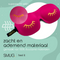 Contoured 3D Blackout Sleep Mask - Wink Print, Bright Pink - Sleep Mask Only