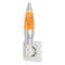 Retro LED nachtlamp glitter orange liquid