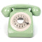 Draaischijf retro telefoon swedish green