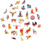 UNIDRAGON Wooden Jigsaw Puzzle Animal - Gentle Lynx - 297 pcs - King Size 27x41 cm