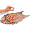 UNIDRAGON Wooden Jigsaw Puzzle Animal - Gentle Lynx - 297 pcs - King Size 27x41 cm