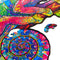 UNIDRAGON Wooden Jigsaw Puzzle Animal - Iridescent Chameleon, Medium, 26 x 33 cm