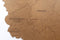 MiMi Innovations Luxury Wooden Country Map - 40.2x26 inch - Brown
