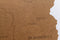 MiMi Innovations Luxury Wooden Country Map - 40.2x26 inch - Brown