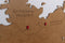 MiMi Innovations Luxury Wooden Country Map - 40.2x26 inch - Brown