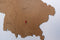 MiMi Innovations Luxury Wooden Country Map - 40.2x26 inch - Brown