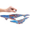 UNIDRAGON Wooden Jigsaw Puzzle Animal - Milky Whales - 172 pcs - Medium 33x20 cm