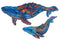 UNIDRAGON Wooden Jigsaw Puzzle Animal - Milky Whales - 268 pcs - King Size 43x27 cm