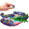UNIDRAGON Wooden Jigsaw Puzzle Animal - Serious Panda - 215 pcs - Medium 25x33 cm