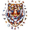UNIDRAGON Wooden Jigsaw Puzzle Animal - Lovely Tiger - 273 pcs - King Size 30x38 cm
