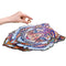 UNIDRAGON Wooden Jigsaw Puzzle Animal - Lovely Tiger - 273 pcs - King Size 30x38 cm