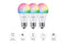 Hyundai Home - Smart Wifi LED bulb - Color & White - RGBCW - E27 - 3 pcs.