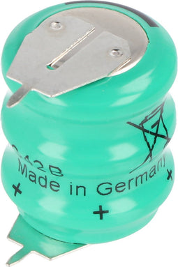 Varta 3 / V80H kolom 3,6 volt 70 mAh met 1er printcontact op +/-