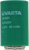 Varta 4 / V40H NiMH-batterij 55604, 55604604059, MH 13654 met 3 afdrukken - / ++