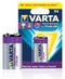 Varta 9V Lithium Batterij - 1 stuk